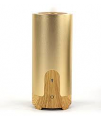 Mini Rose Gold USB Portable Aroma Diffuser - Wood Grain 50ml